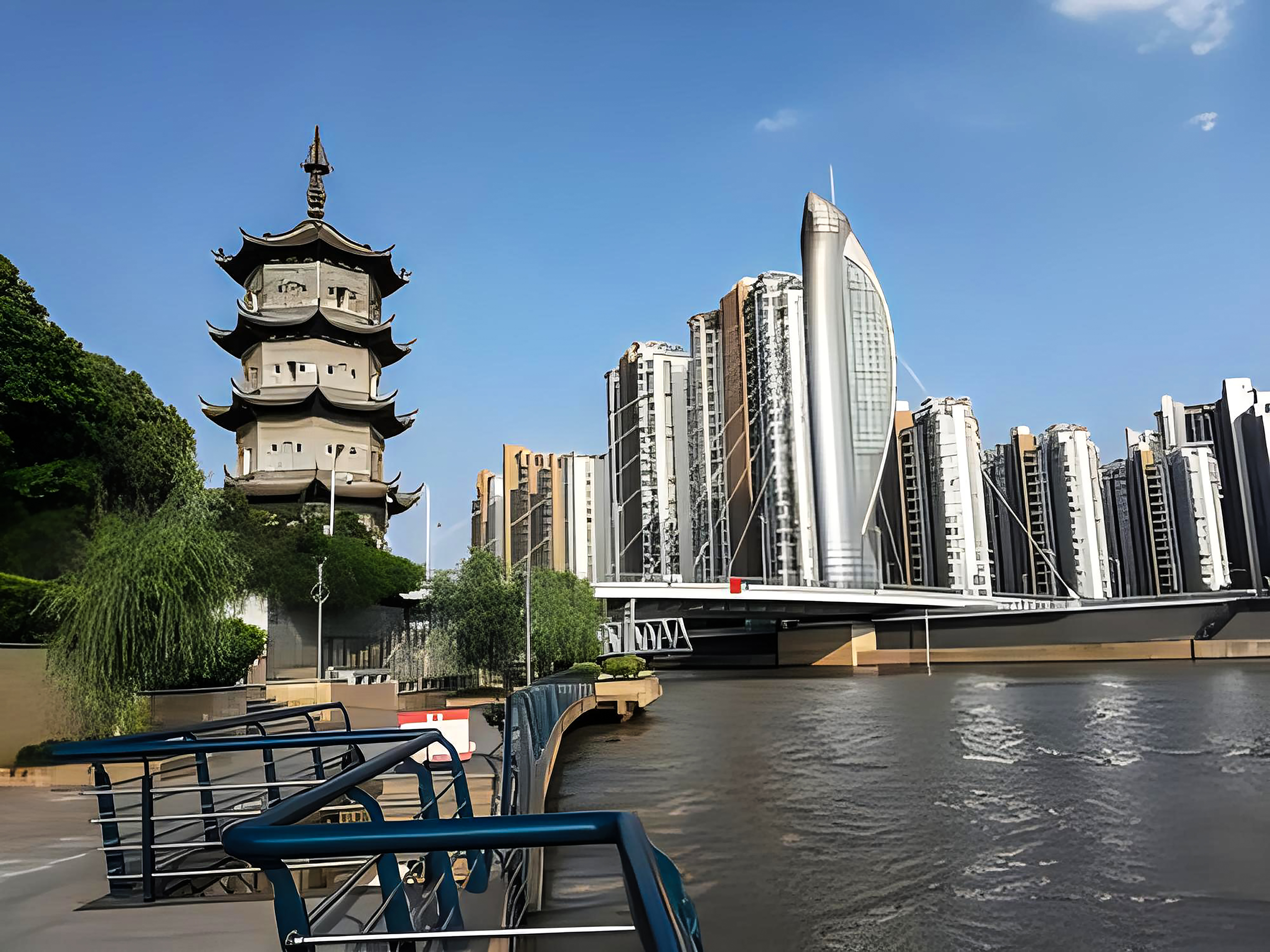 坐落于芜湖市中心的中江古塔,见.@也称悠之然的动态