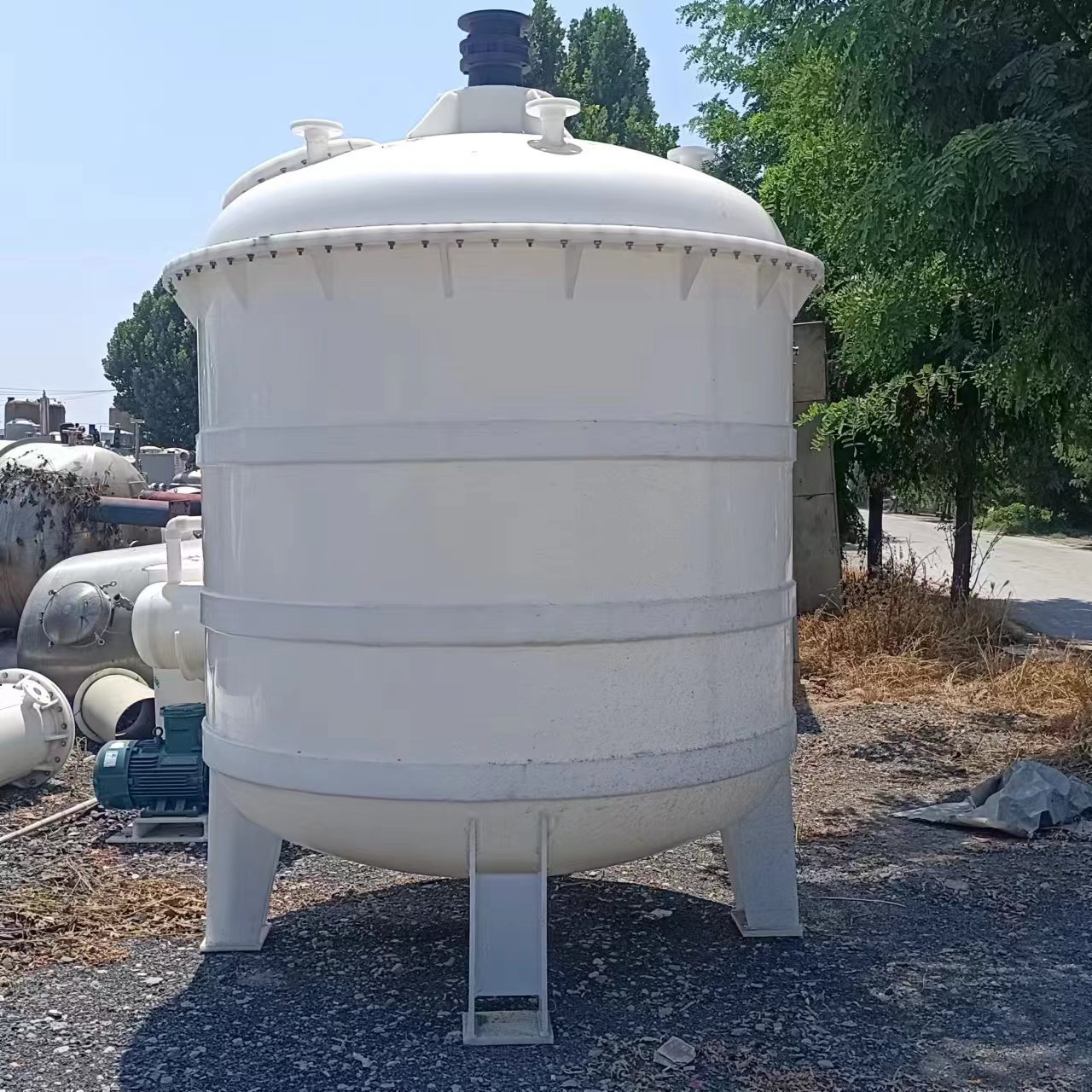 多功能强力聚丙烯真空搅拌机工业pp搅拌罐电加热反应釜防腐搅拌桶