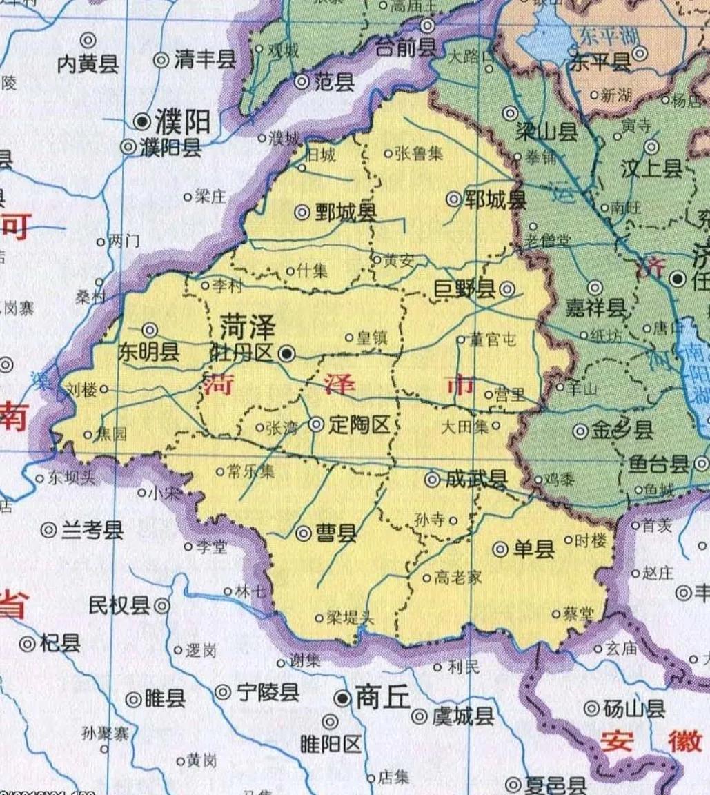 所以菏泽最佳方向将是 菏泽地图菏泽市地图山东菏泽地图菏泽周边地图