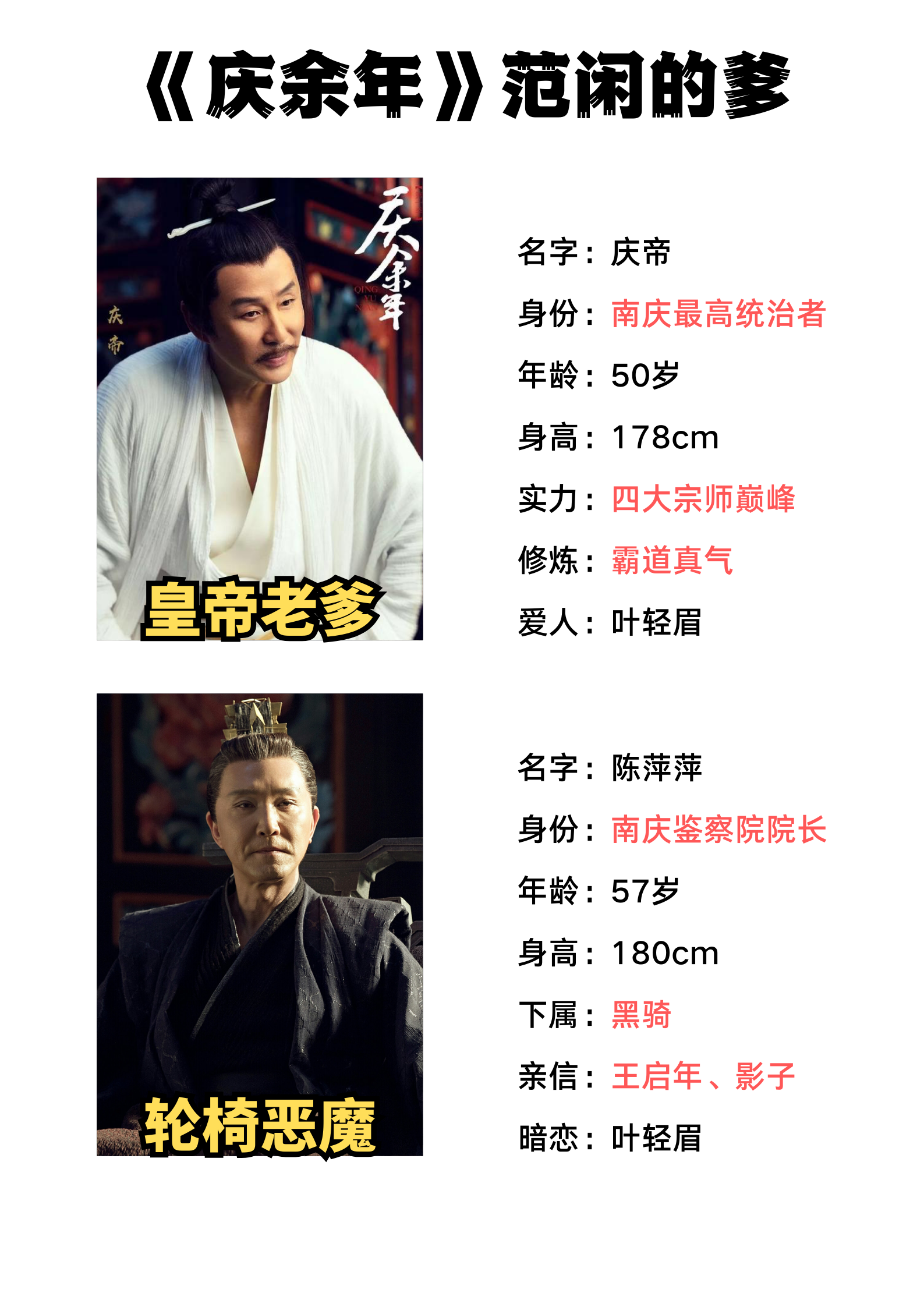 庆帝最后把皇位传给了谁