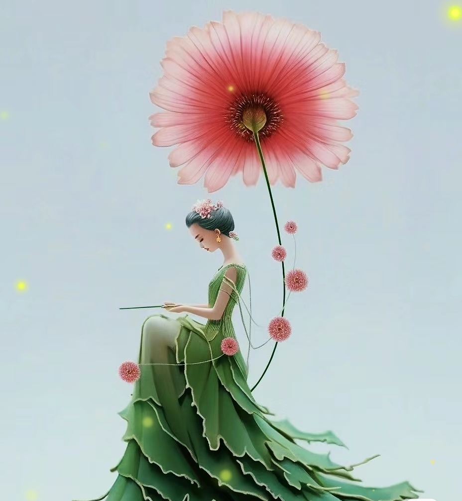 女人如花,唯美创意