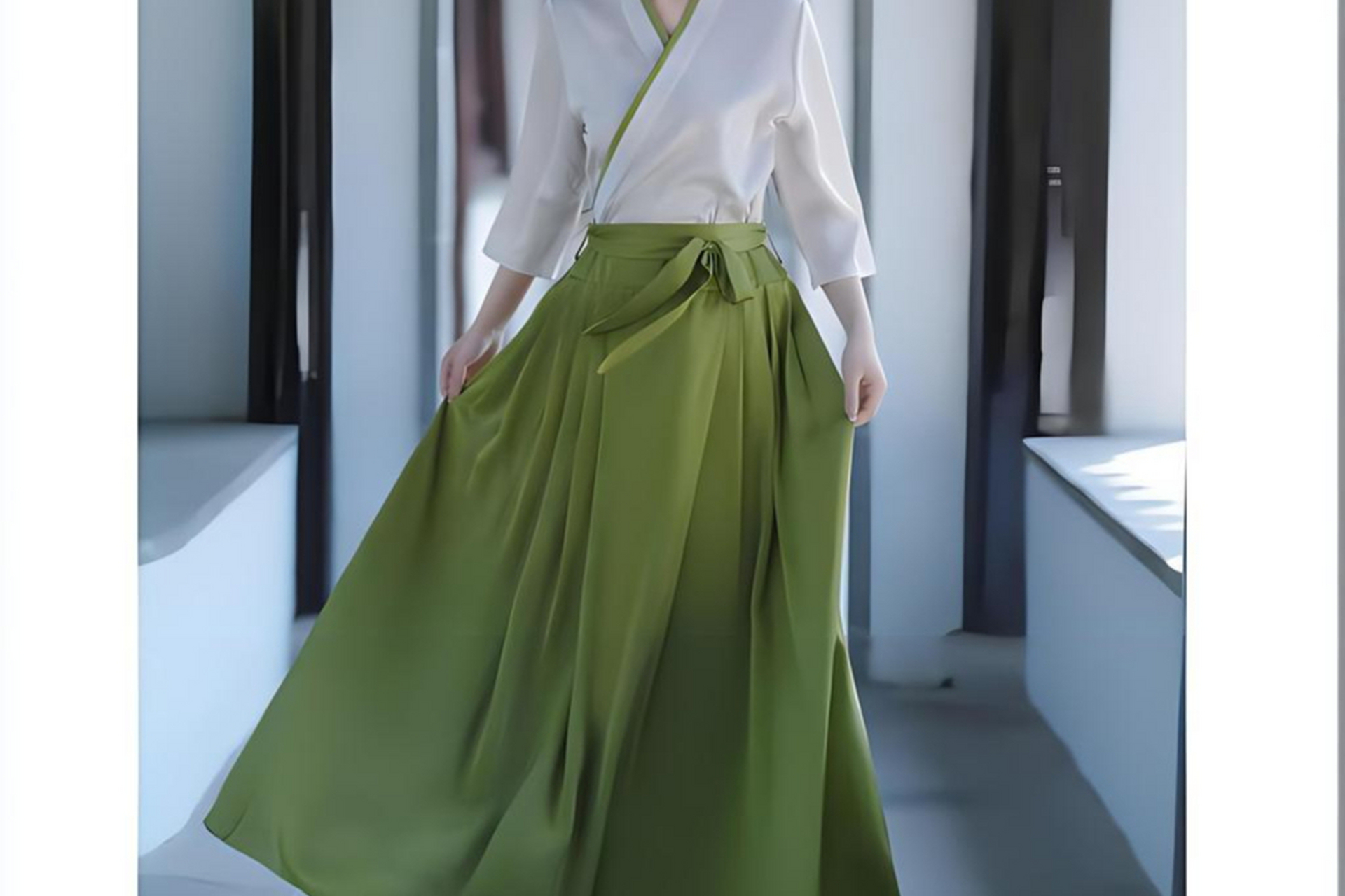 绿色汉服火爆全网啦!