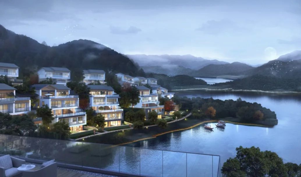 千岛湖瑞吉酒店坐落于天屿山顶,占据了千岛湖风景区的制高点,拥有得天