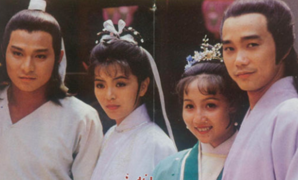 香港拍摄的金庸武侠剧《神雕侠侣》,其中的主题曲《何日再相见》和