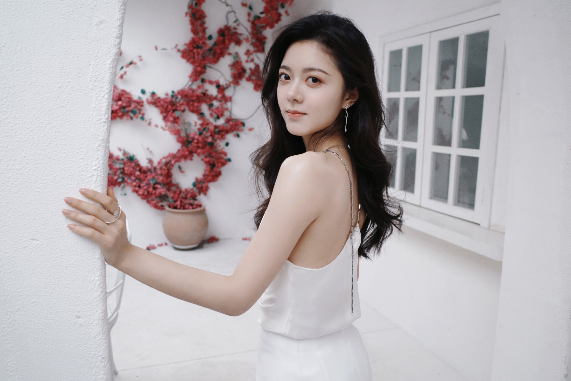 赵今麦白色短裙,浪漫唯美 #赵今麦