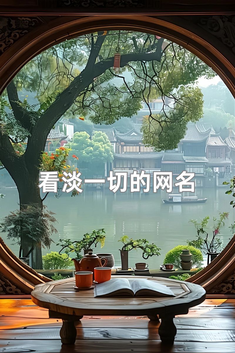 看淡一切的网名   风轻云淡过   海阔天空行   笑看繁华落   淡月映