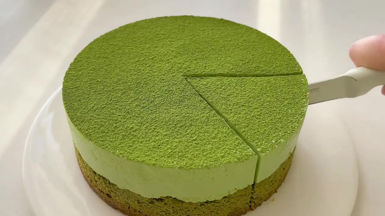 双重浓郁的抹茶芝士抹茶控真的超爱超人气的双重的抹茶芝士