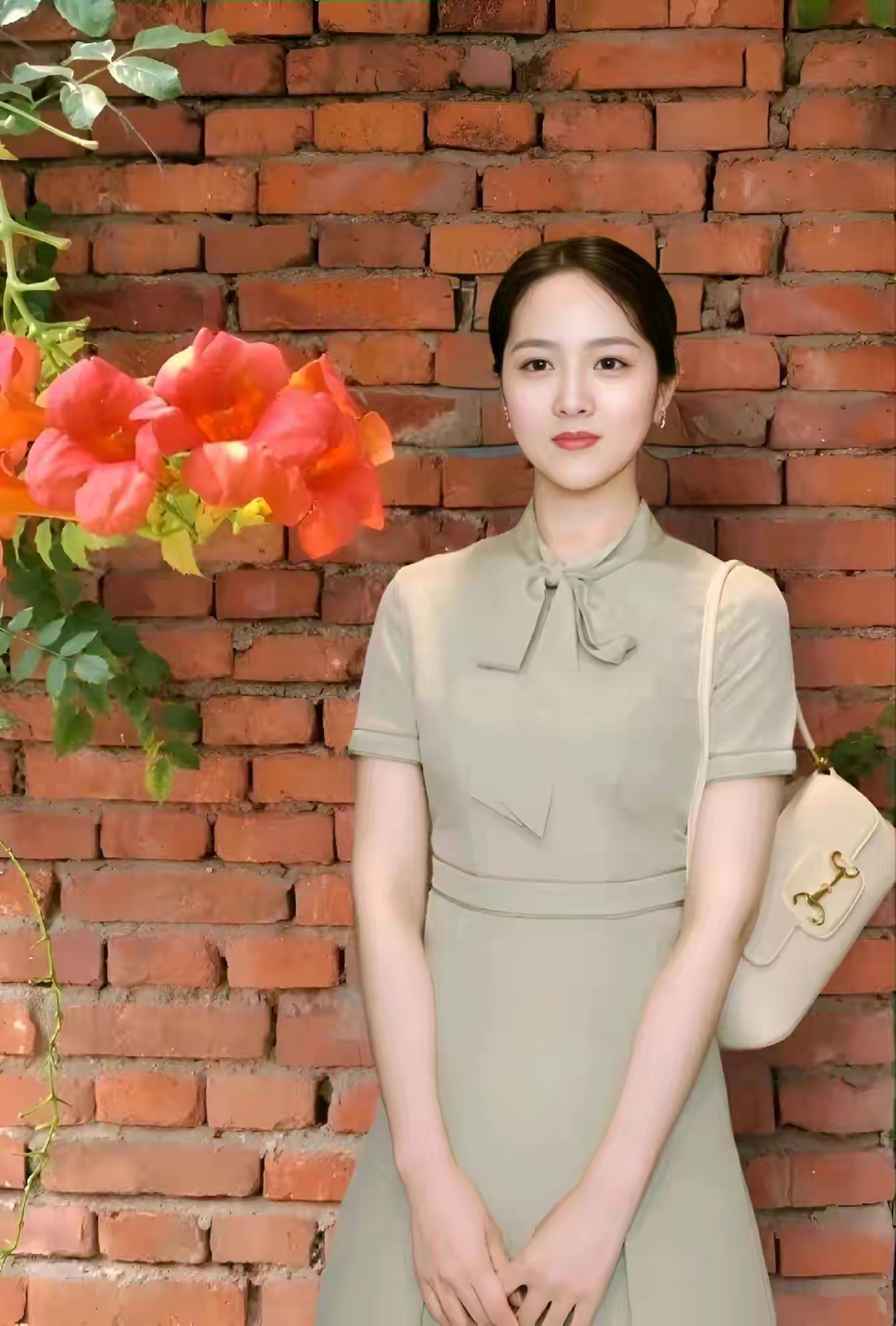 纯天然美女,除了外貌更注重内在修养.