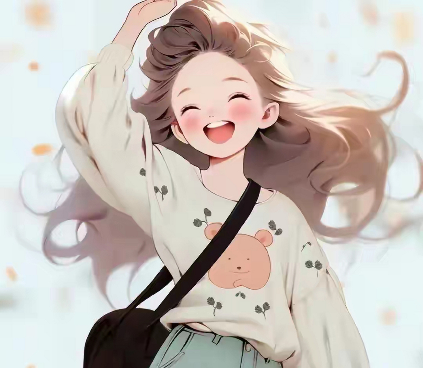 笑容灿烂美女头像