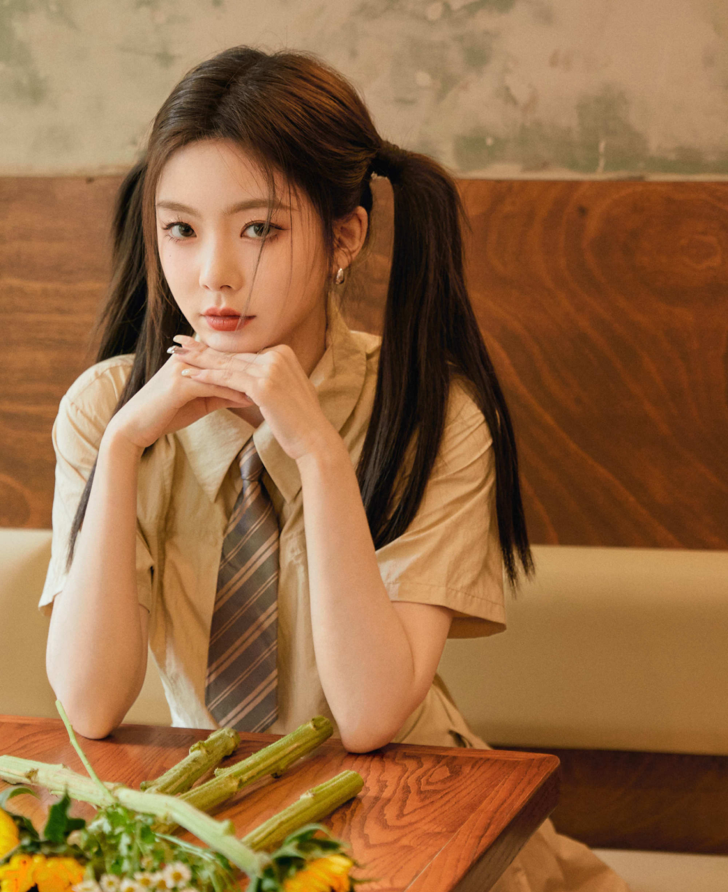 陈卓璇双马尾学姐造型写真图集