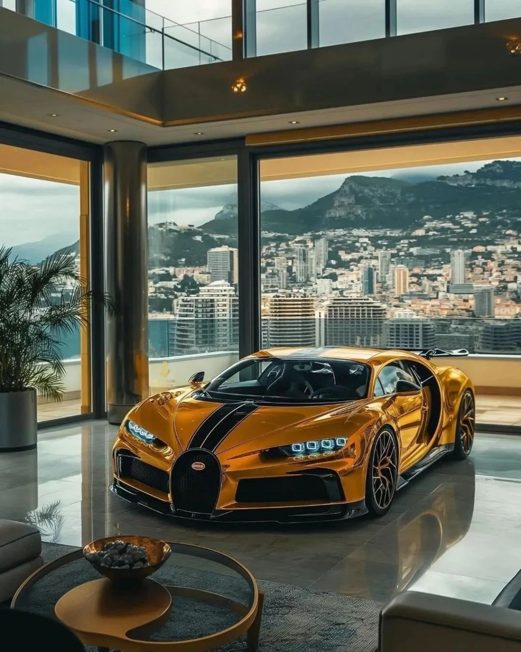 黄金色的劳斯莱斯,还有布加迪,恐怕只有迪拜土豪才喜爱吧!