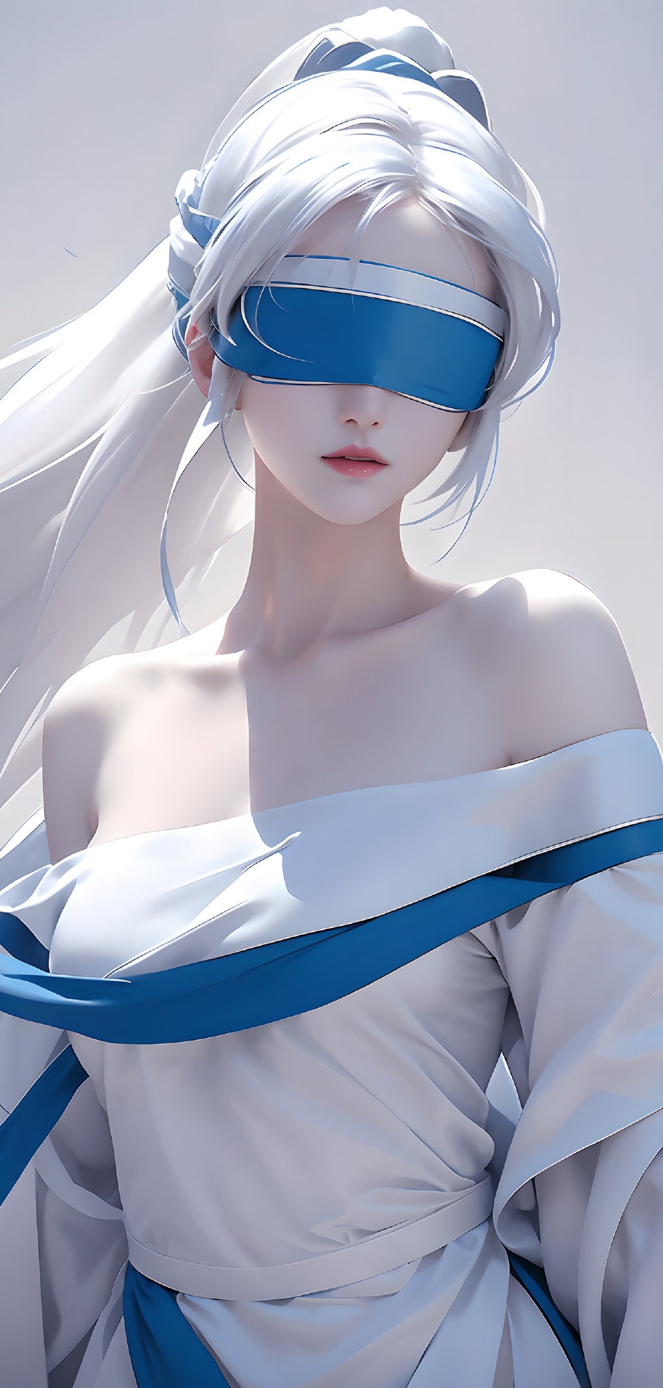 蒙眼少女飘雪 仙剑问情蒙眼少女 #天水麻辣烫疯狂上大分