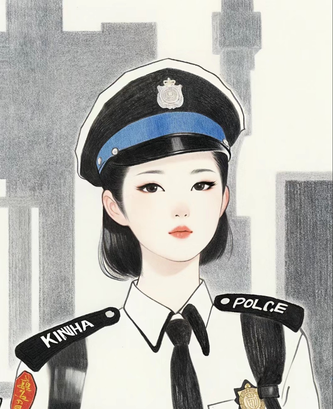 刘亦菲警察图片