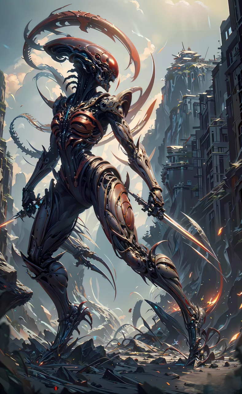 异形女王,这个名词本身就充满了力量和威严.