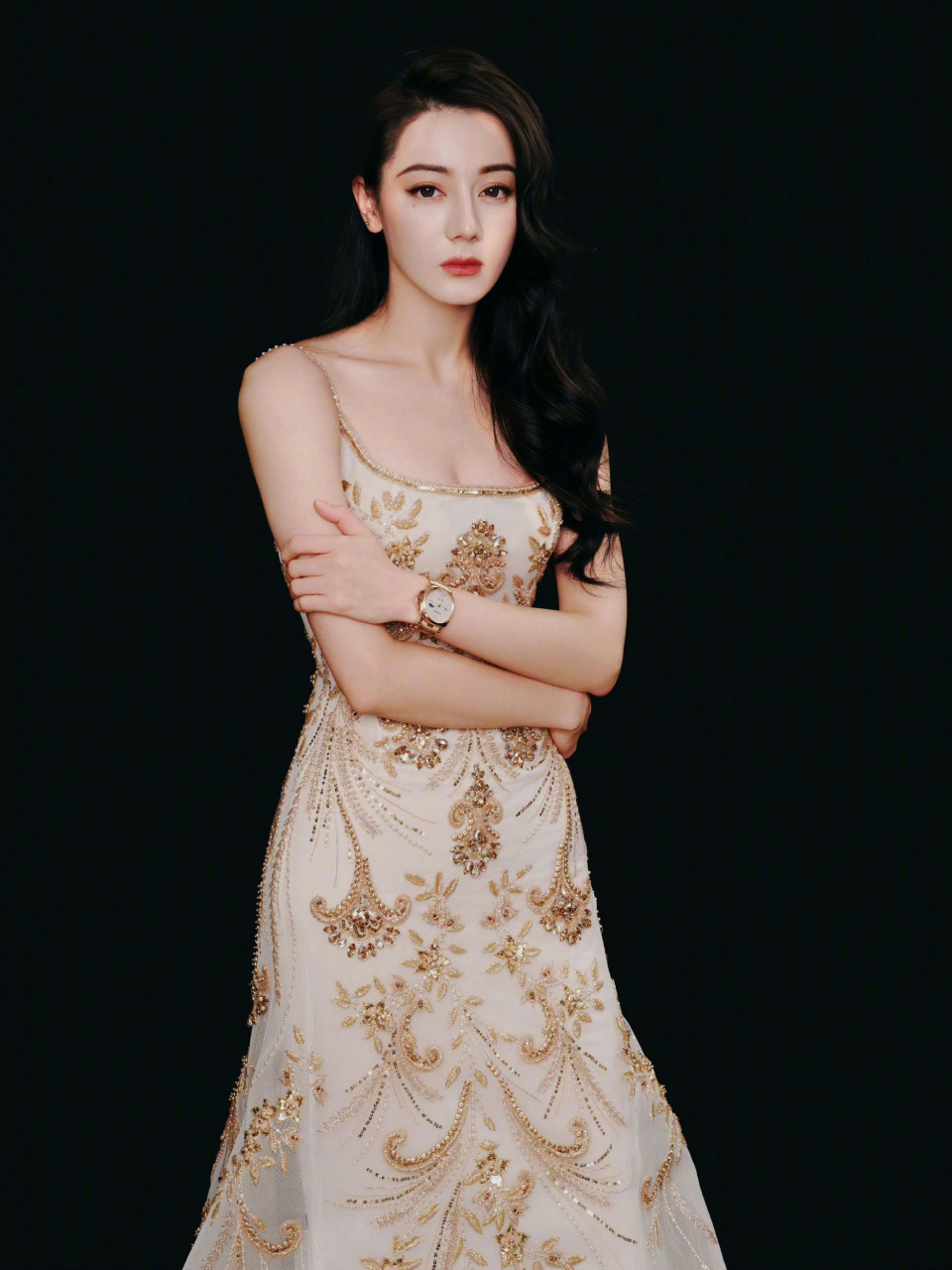 迪丽热巴这么美这么高级这么温柔的美女!