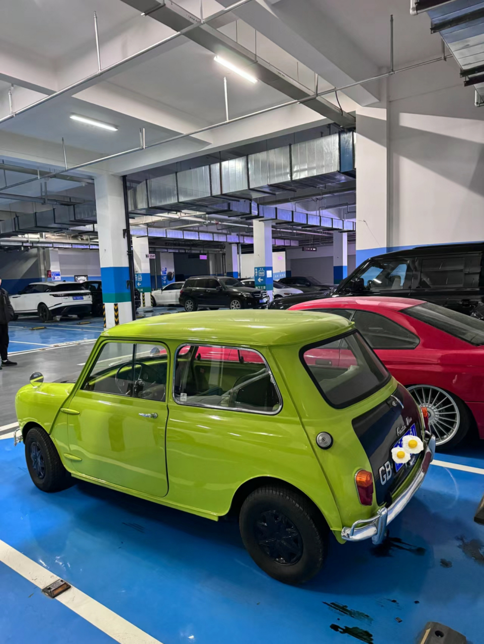 这才是真正的mini,真的好小一只,好经典的感觉,车主会不会是憨豆先生?