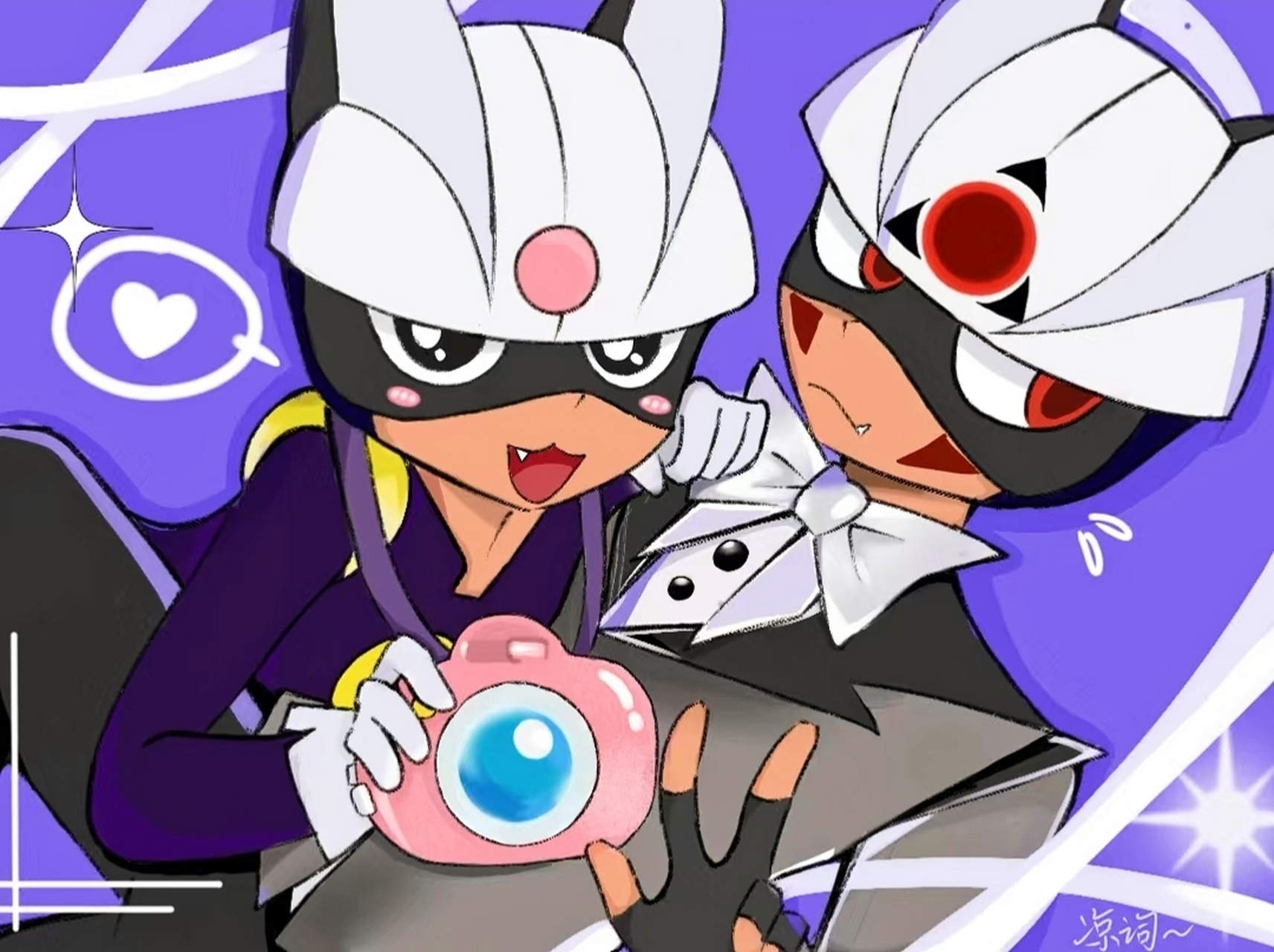 磕一下天真邪恶[亲吻][亲吻]#二次元#  小心超人分身