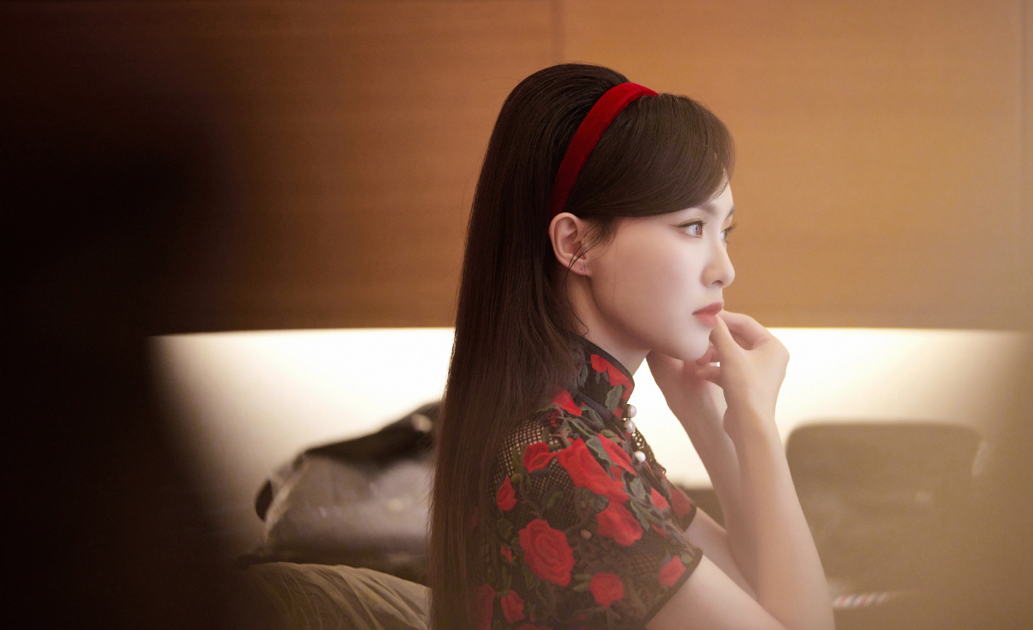 唐嫣旗袍穿搭,优雅明艳的糖糖