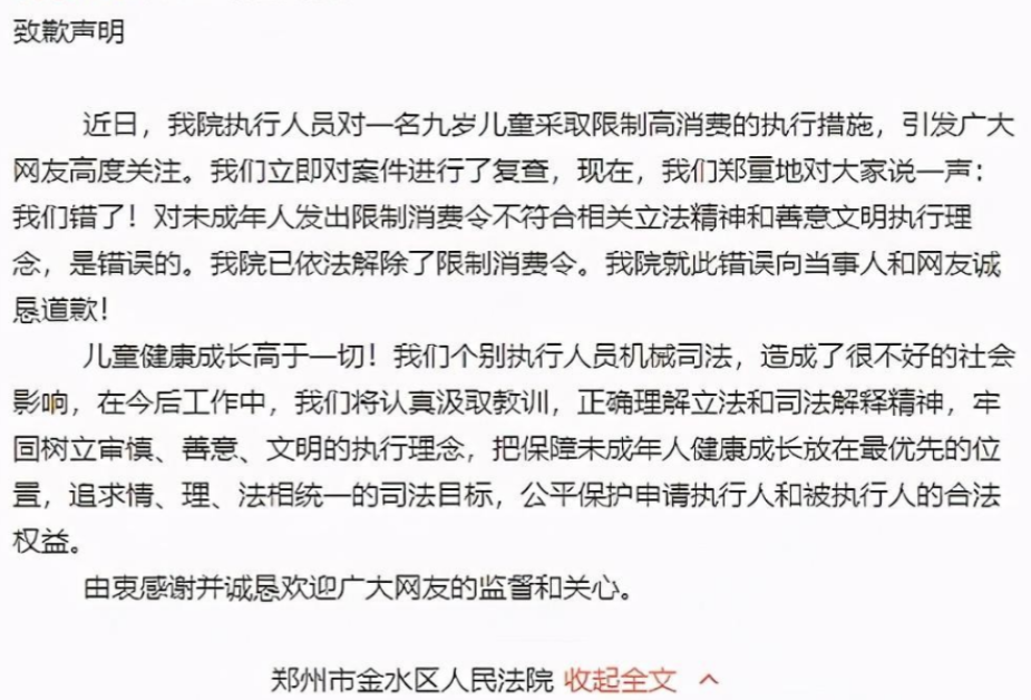 回顾郑州女孩仅九岁无力偿还父亲欠的债成为最小的老赖