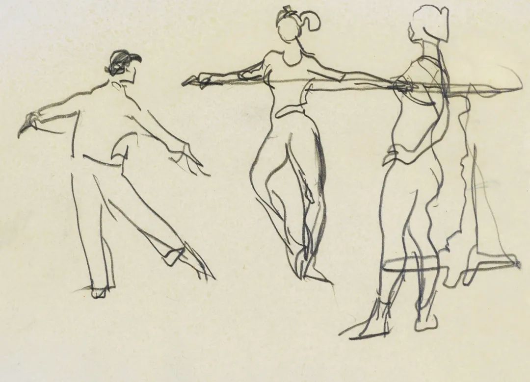 叶浅予速写本就是画家的笔记本