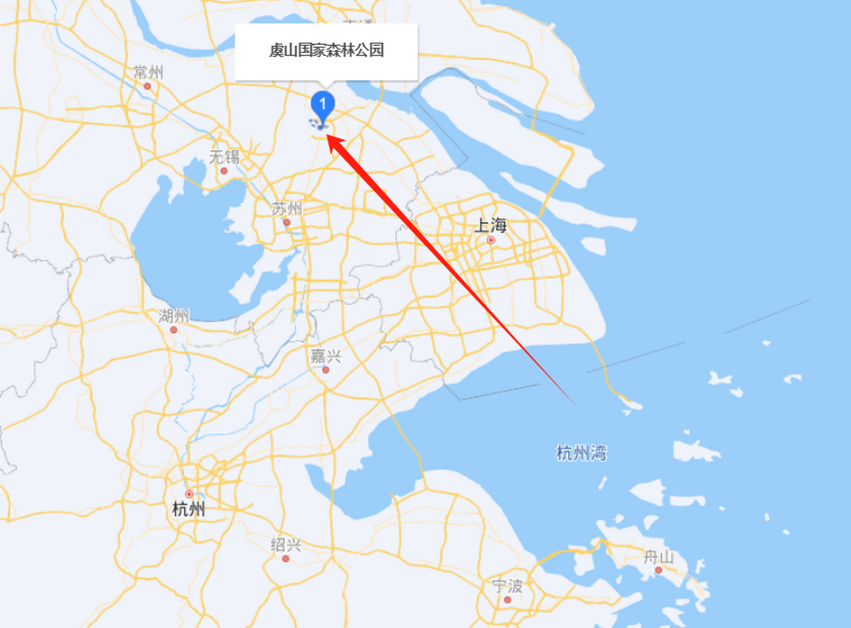 虞山位于江苏省常熟市,得名于纪念"吴地始祖"仲雍.