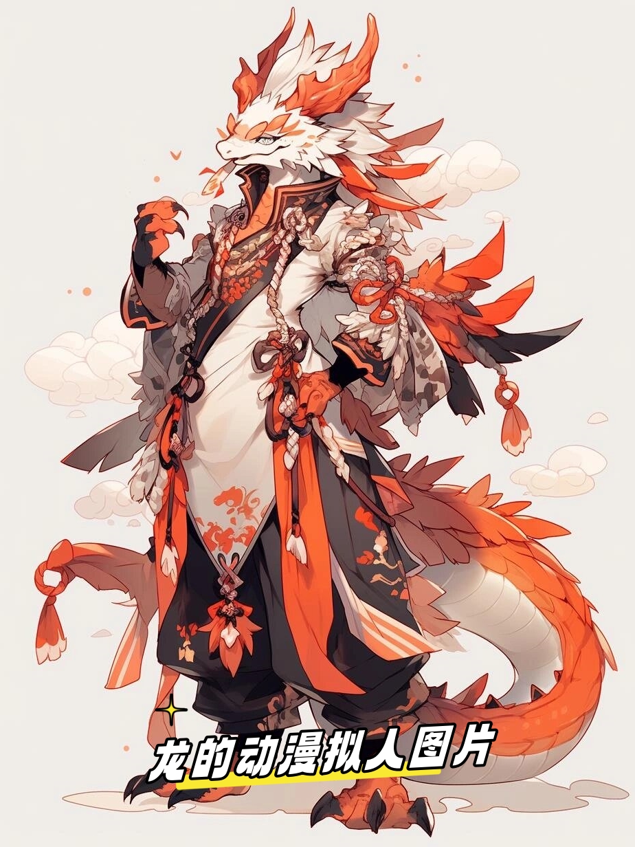 龙的动漫拟人图片