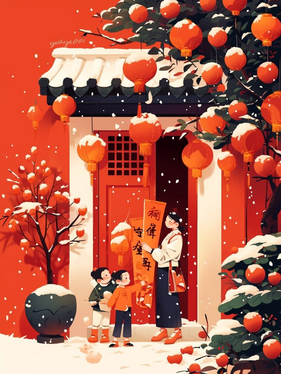 9690  春节到,春联俏!