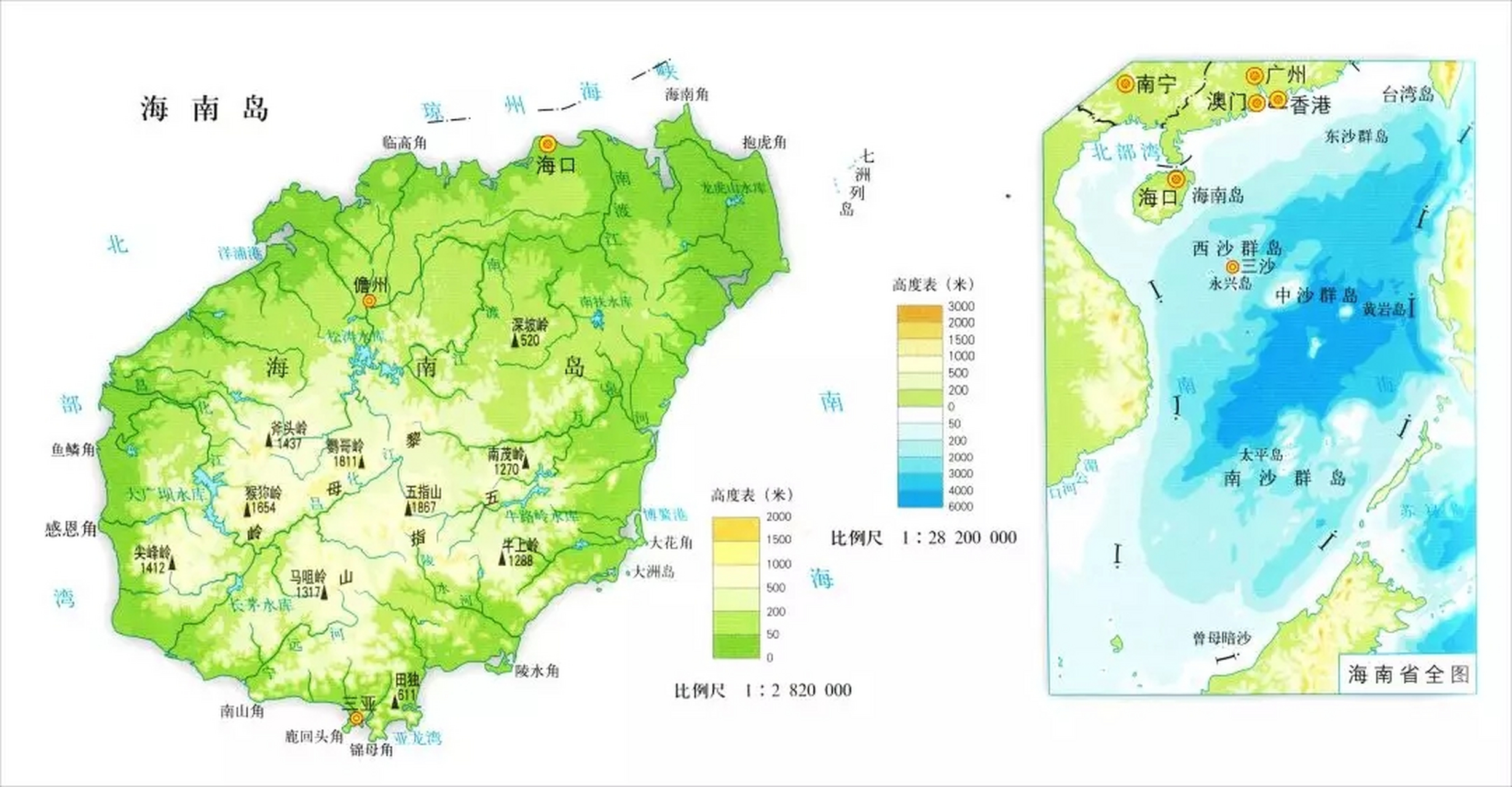 海南岛地形地貌图片