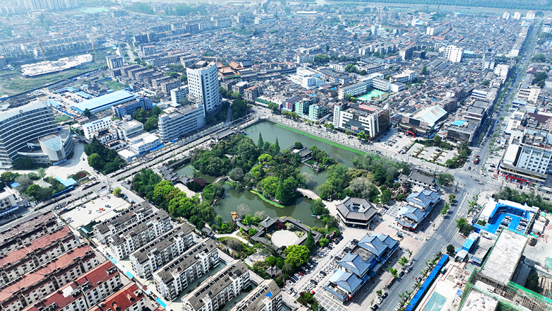 宝应纵棹园历史悠久的文化景点