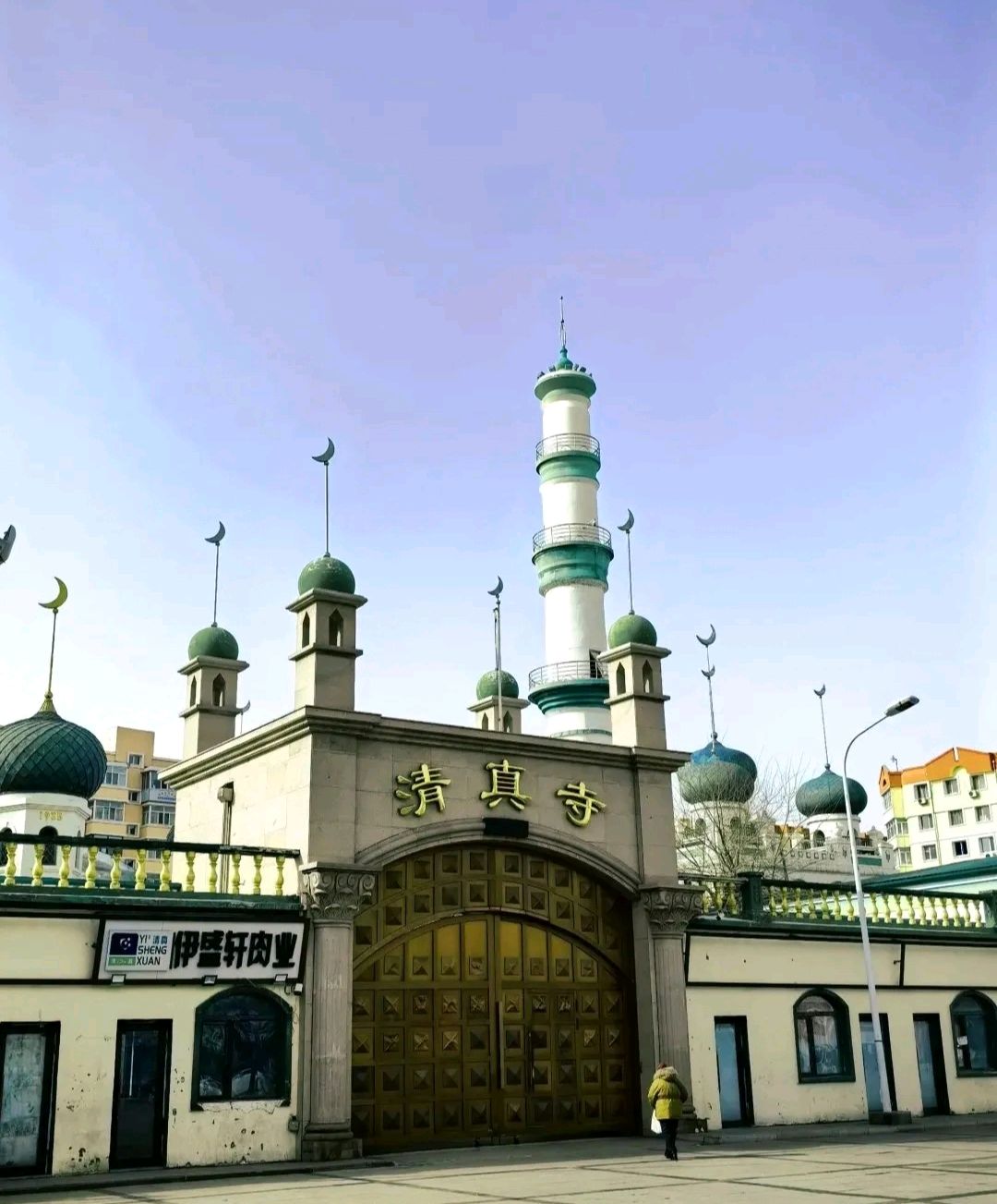 哈尔滨这座200多年清真寺,一座阿拉伯风格的建筑,充满异域风情