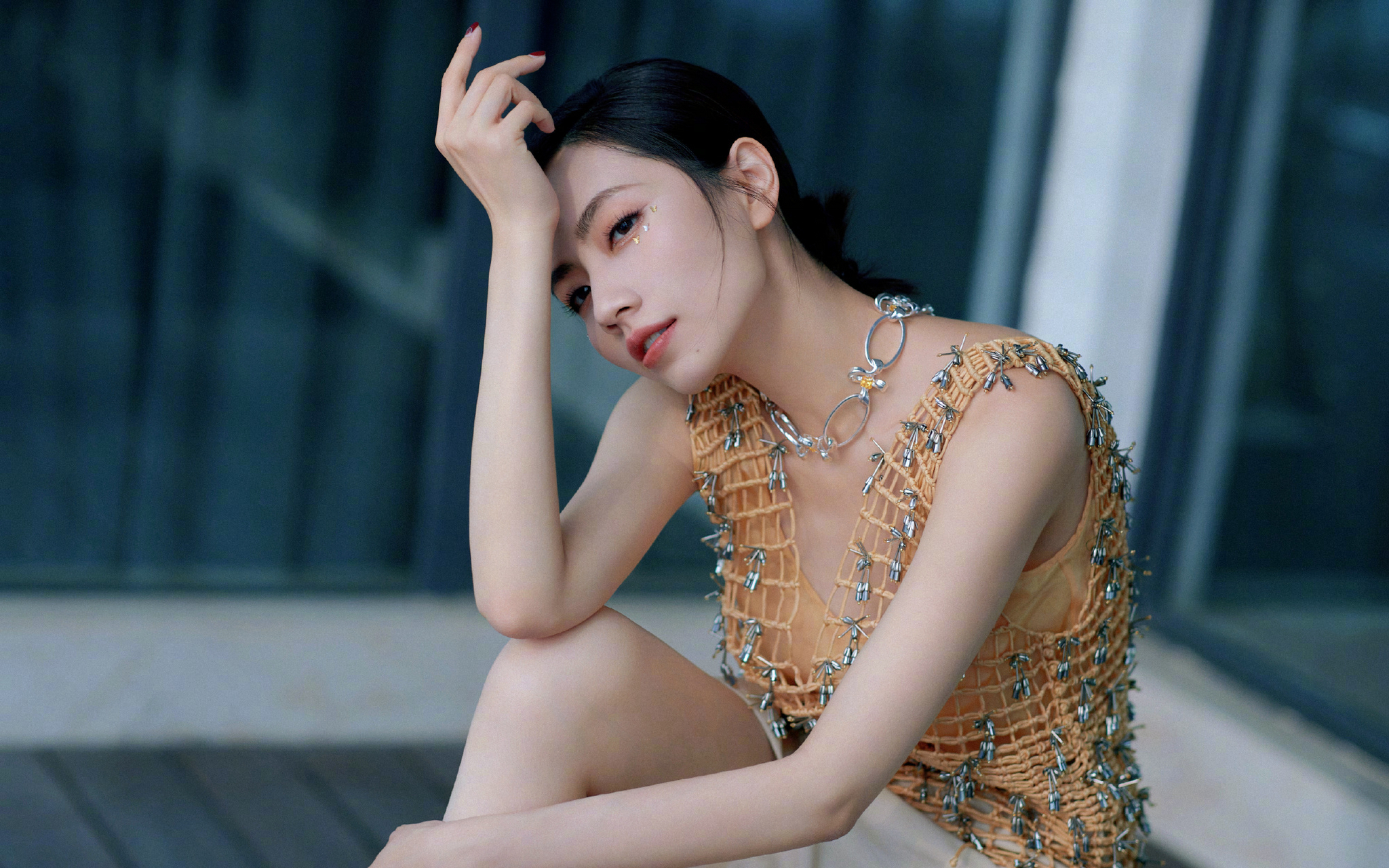 刘惜君吊带美腿图集