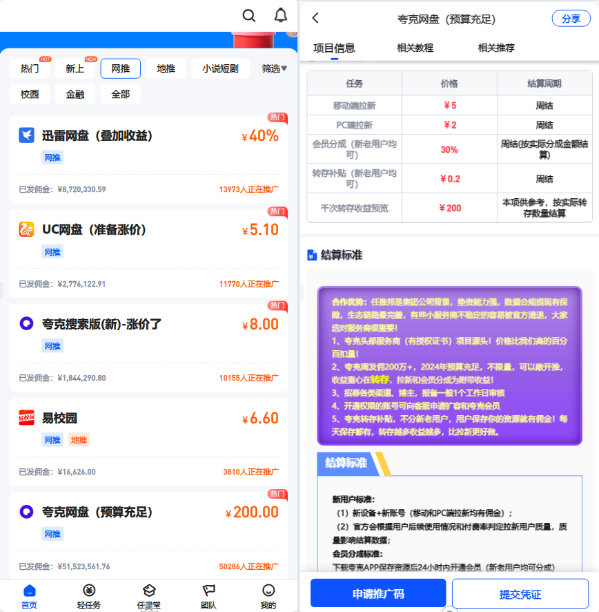 夸克网盘推广：如何加入并赚取客观收益？附多图完整教程插图2羊毛日报