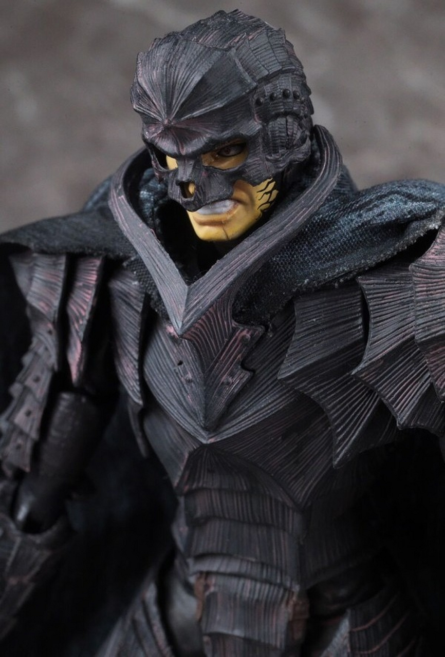 模型欣赏:万代 shf 剑风传奇/烙印勇士/烙印战士 格斯狂战士铠甲 实物