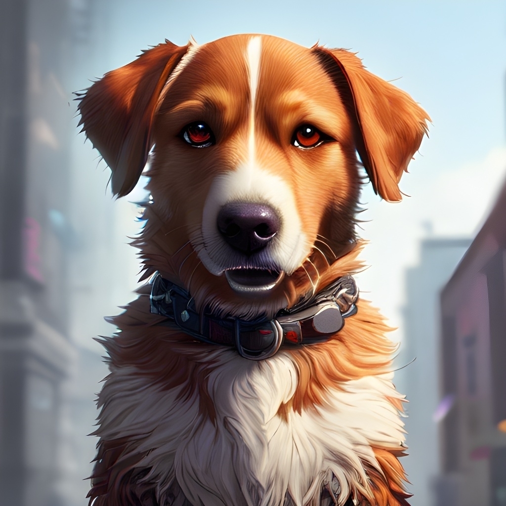 有一天出门上班,有一条狗突然冲着他叫唤,受到惊吓