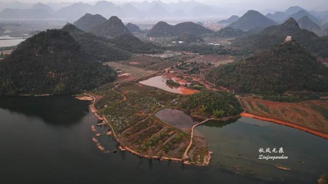 梯田描绘大地纹理 秀峰跌落油菜花海 醉在滇东南春风里