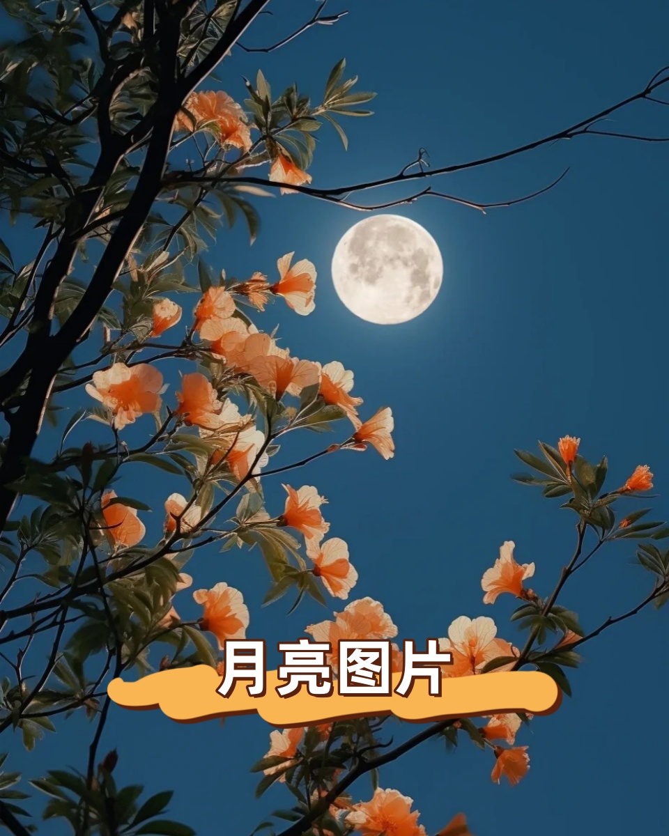 月亮图片  月亮,这个神秘而又美丽的天体,以其独特的魅力,吸引着我们
