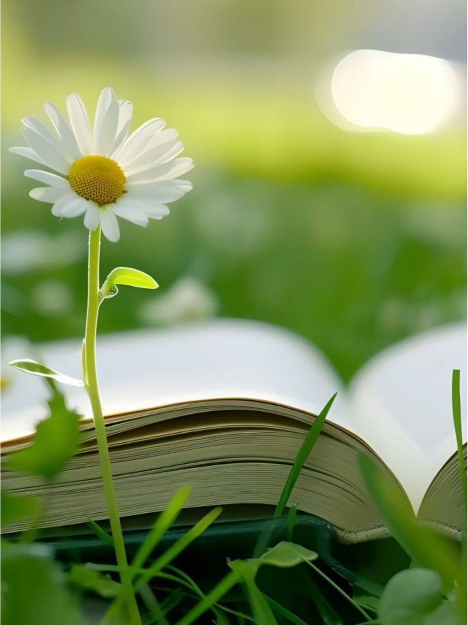 简单而走心的图片  98在阳光下读一本治愈心灵的书