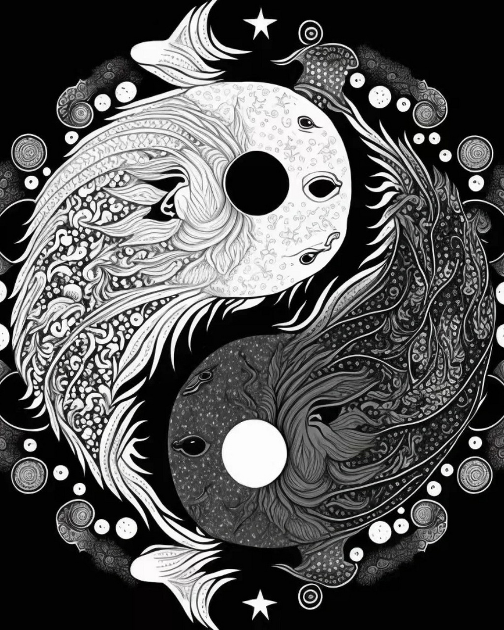 太极图  太极图,又称"太极阴阳图",是中国传统文化中的重要符号之一