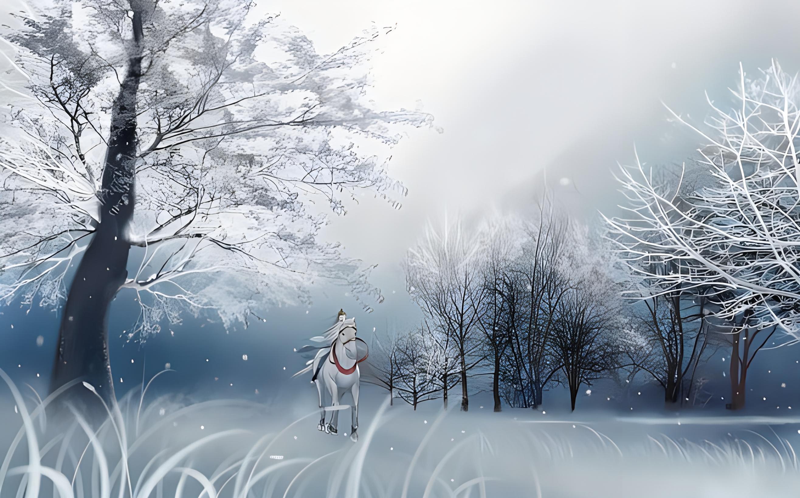 雪花纷纷,银装素裹的美景,总是引得无数文人墨客为它创作出动人的诗篇