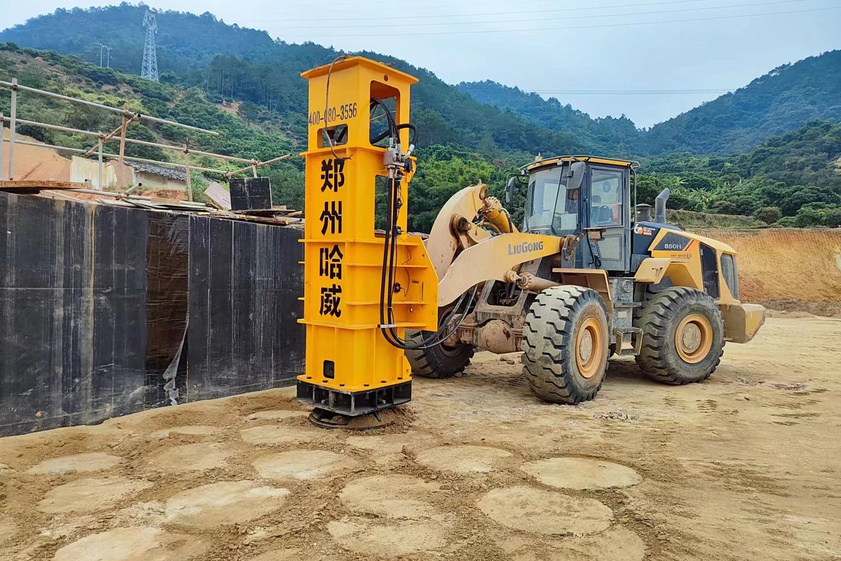 冲击夯夯击力与减震装置(冲击夯原理图)