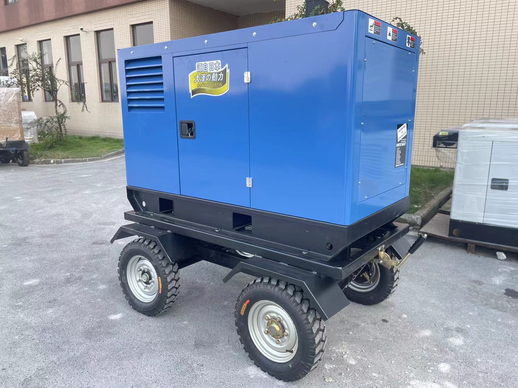 500a自发电电焊一体机 移动拖车式发电电焊机