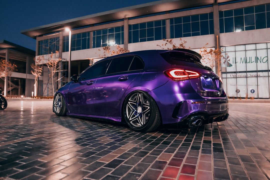 超级小钢炮 奔驰a35amg改装airbft气囊减震