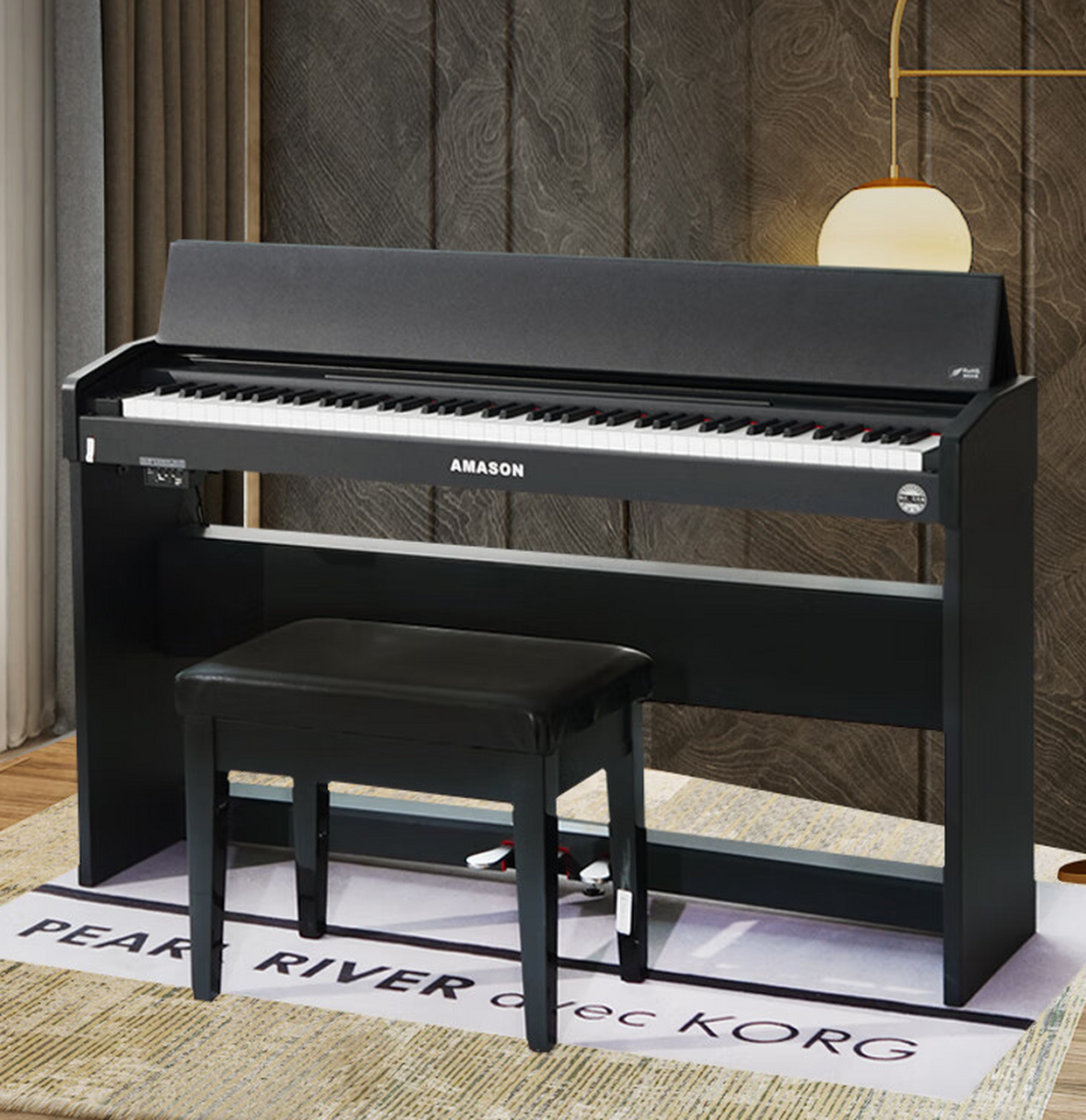 艾茉森和珠江是电钢琴市场知名品牌.