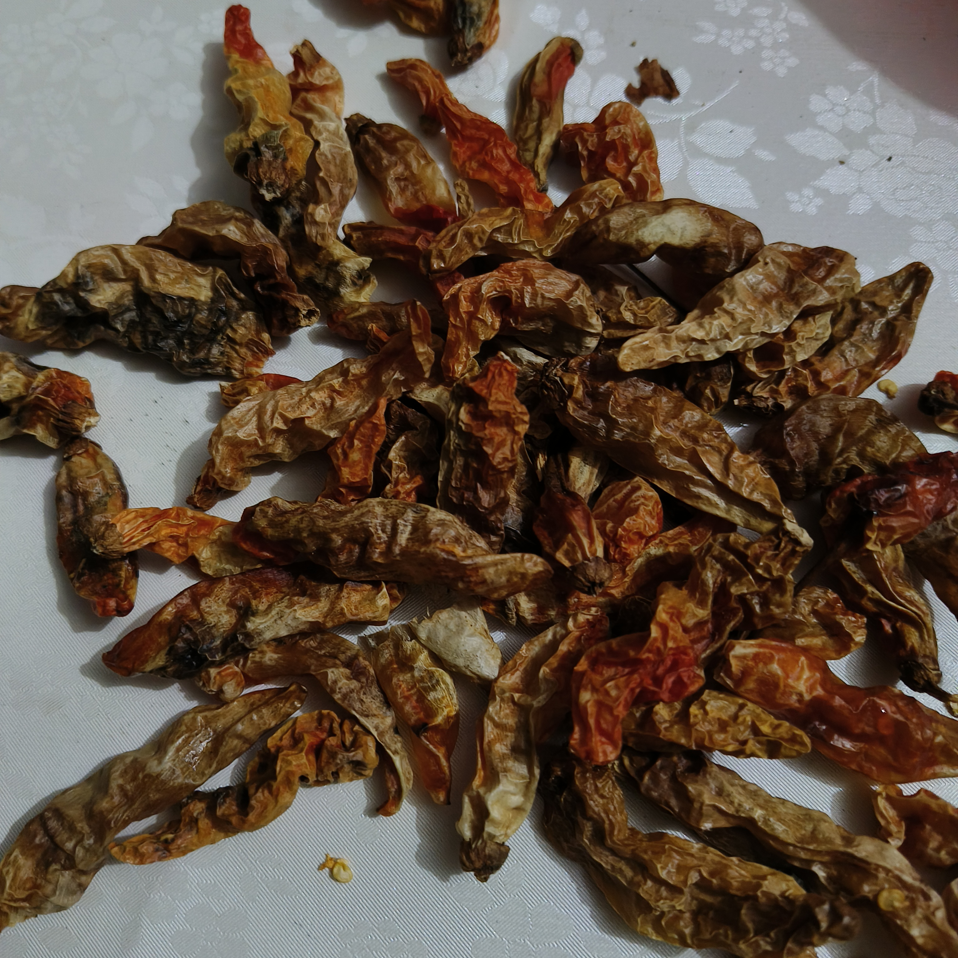 千万别买到了发黑的干辣椒,一定要注意看干辣椒是否发霉了