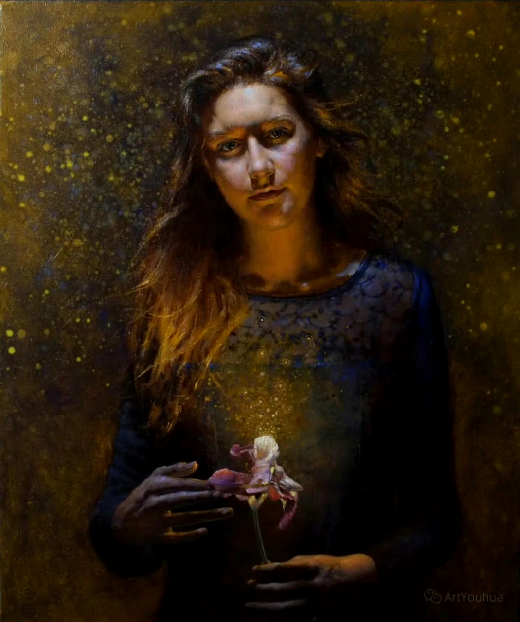 美国画家塞斯·哈沃坎普油画作品欣赏,用写实的风格再现了人物最好的