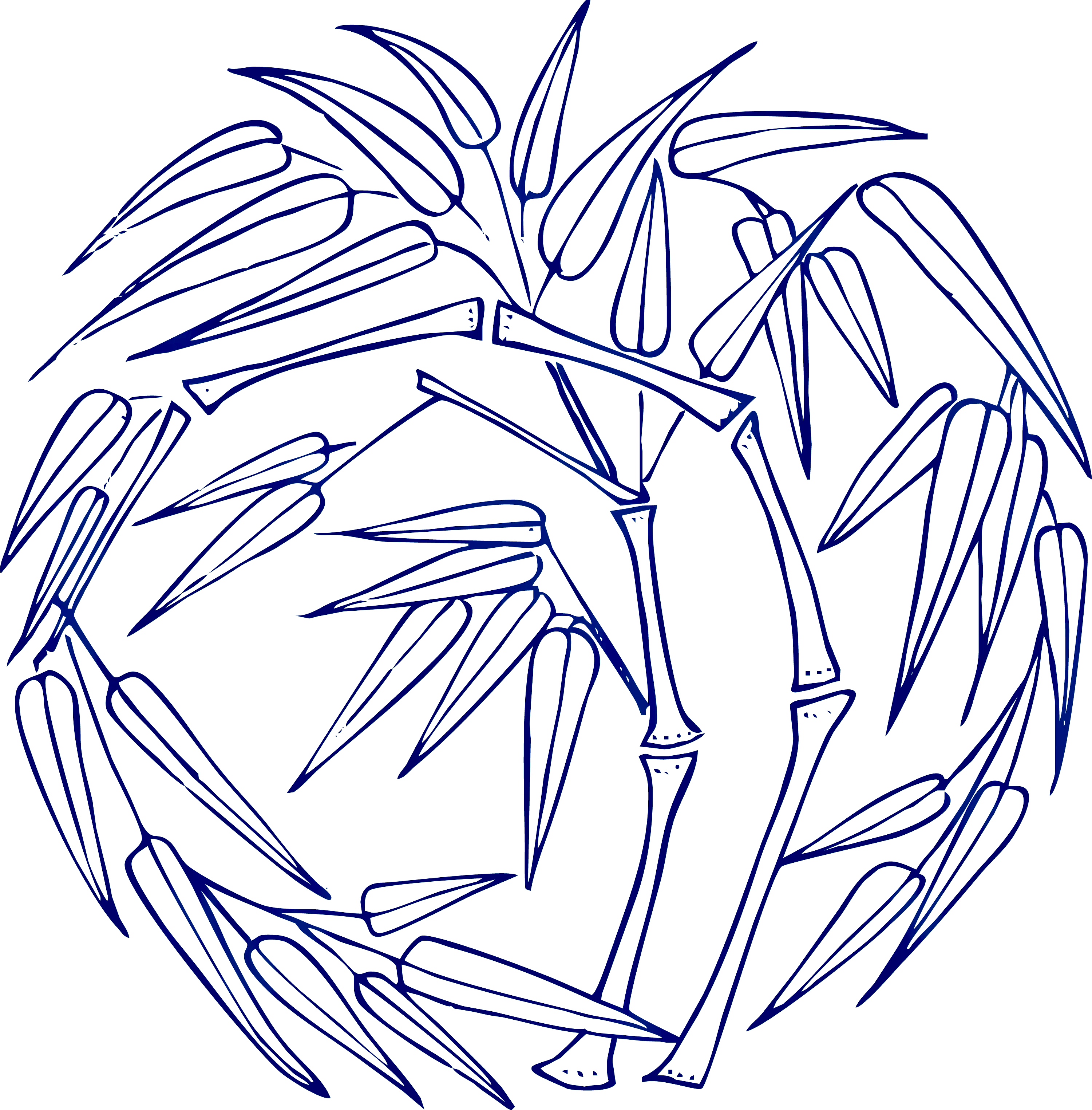 分享一组青花瓷纹样,图案多现于烧制的瓷器之上,为器物增加了典雅端庄