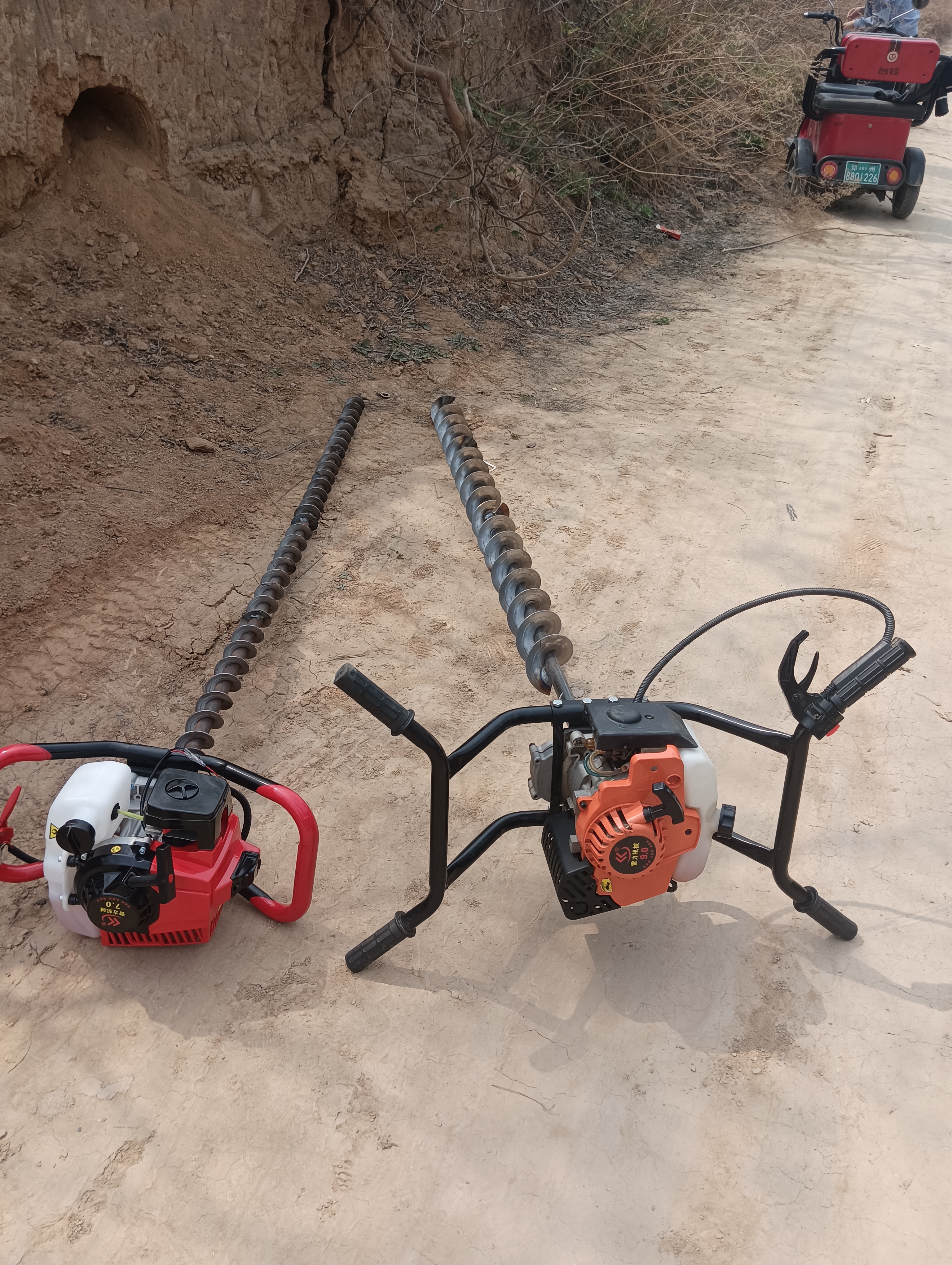 手提式横向钻孔机路下通管道汽油水平钻机 手提式横向钻孔机路下通