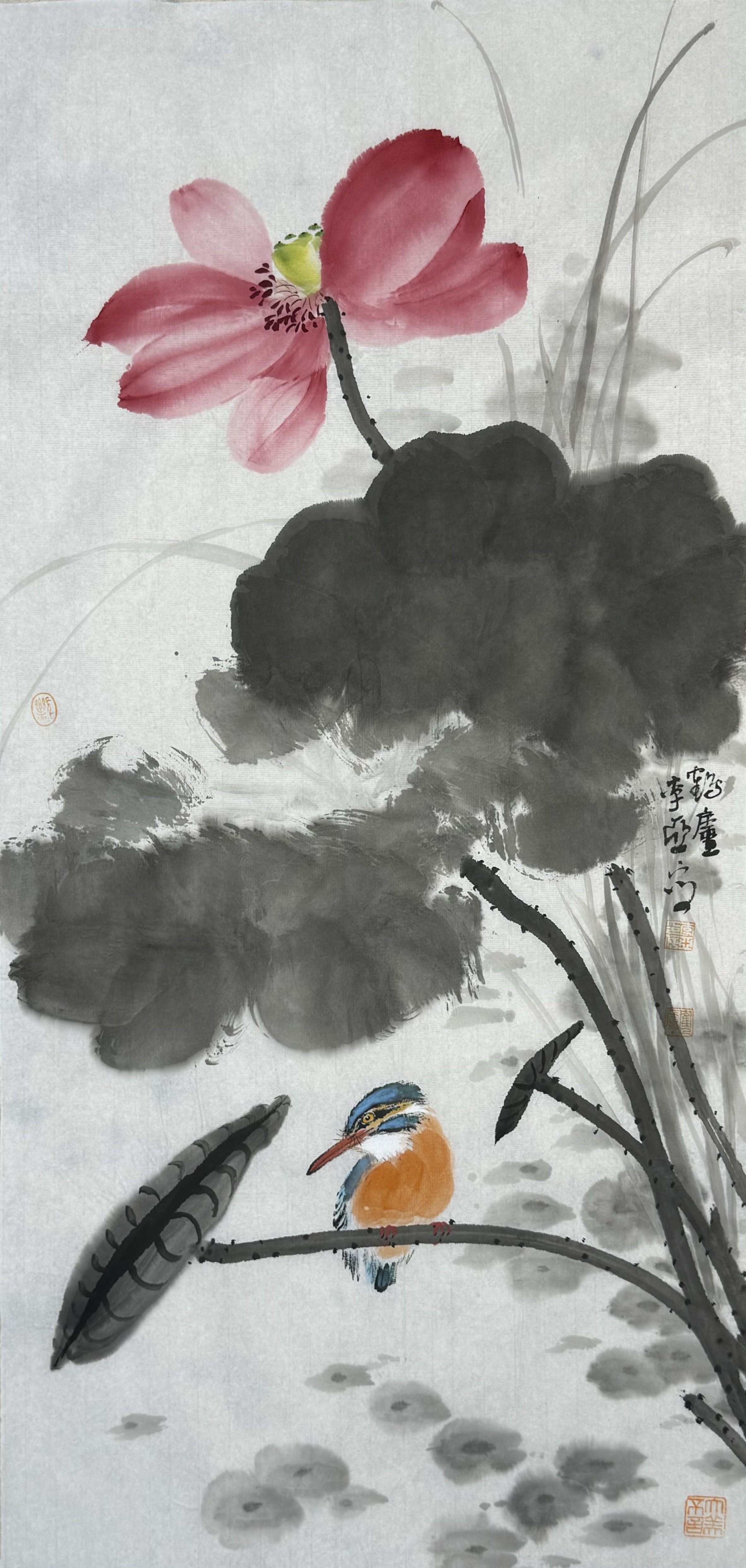 李亚花鸟画新作抢先看,艺术风格独具一格,既继承了古人的法脉