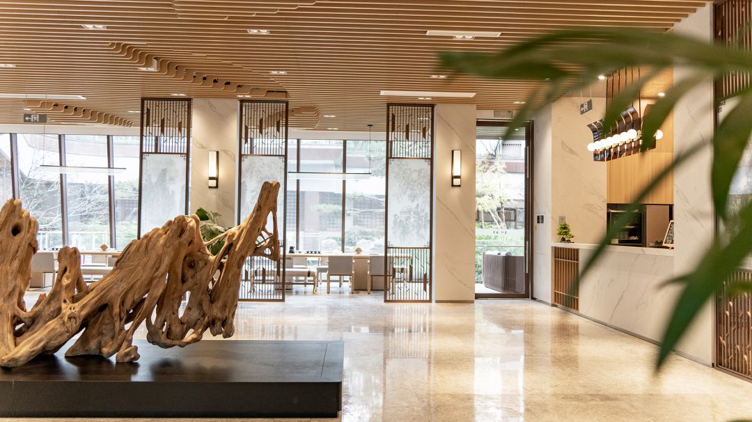 颐养之城医院/养老设计:中国峨眉山国际康养中心一期进入精装尾声