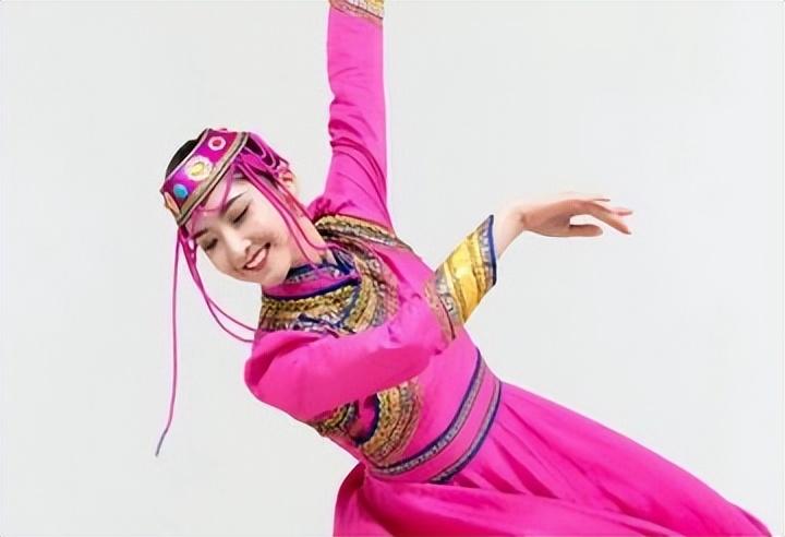 画你蒙古舞蹈反面图片